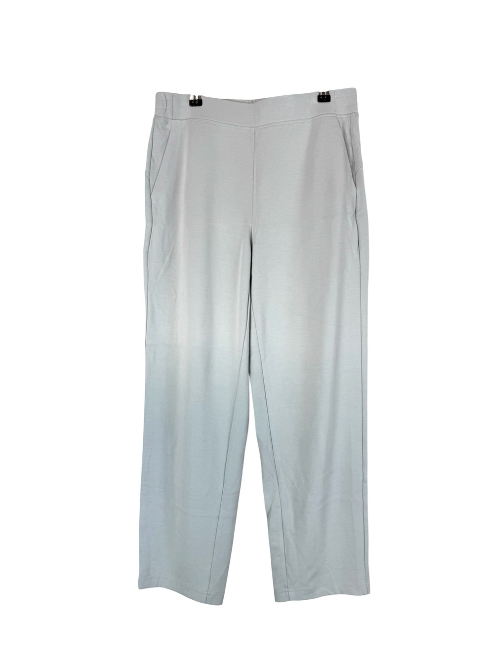 OGL Sandwashed Smoke Blue Mid Rise Tapered Pants with Pockets